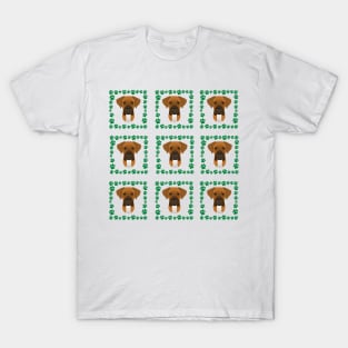 Boxer dog pattern T-Shirt